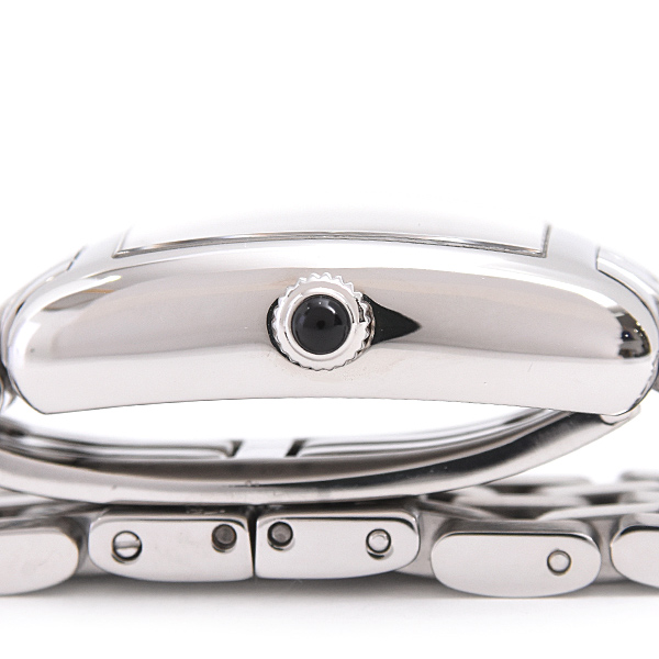 フランクミュラー 時計 レディース トノーカーベックス インターミディエ ブラック文字盤 電池式 ステンレス FRANCK MULLER 2252QZ SS 中古