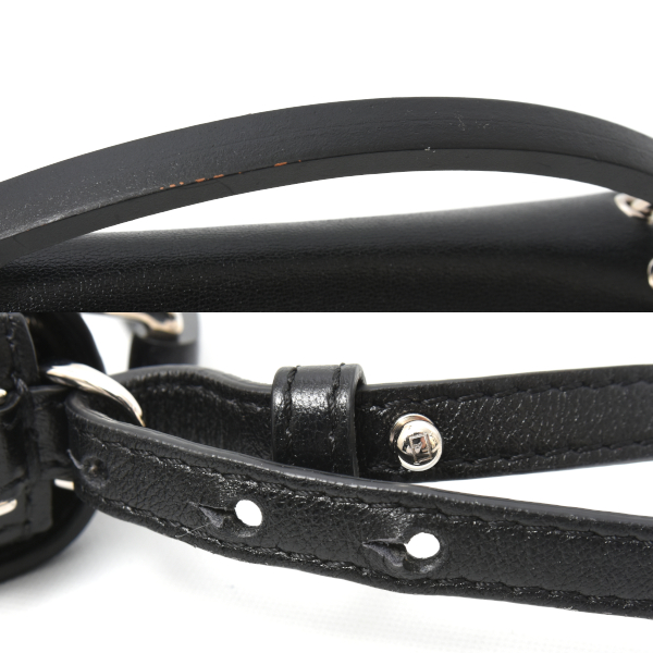 フェンディ バッグ レディース フォンバケット マークジェイコブス ショルダーバッグ レザー ブラック 7AS142 MARC JACOBS FENDI 中古