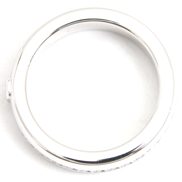 ハリーウィンストン 指輪 レディース HWロゴ ダイヤモンド リング 保証書付 11.5号 ホワイトゴールド HARRY WINSTON 750WG 中古