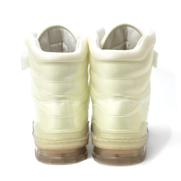 ルイヴィトン 靴 LVトレイナーライン ハイカットスニーカー サイズ10 JP28.5cm クリア ホワイト 1A5WJ1 Louis Vuitton 中古