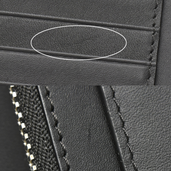 バーバリー 財布 メンズ キャベンディッシュ ロンドチェック 二つ折り 長財布 PVC ブラック系 8014479 BURBERRY 中古