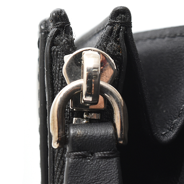 バーバリー 財布 メンズ キャベンディッシュ ロンドチェック 二つ折り 長財布 PVC ブラック系 8014479 BURBERRY 中古