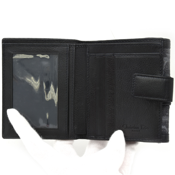 クリスチャンディオール 財布 レディース コンパクト財布 フライトライン トロッター Christian Dior 4b007438 中古