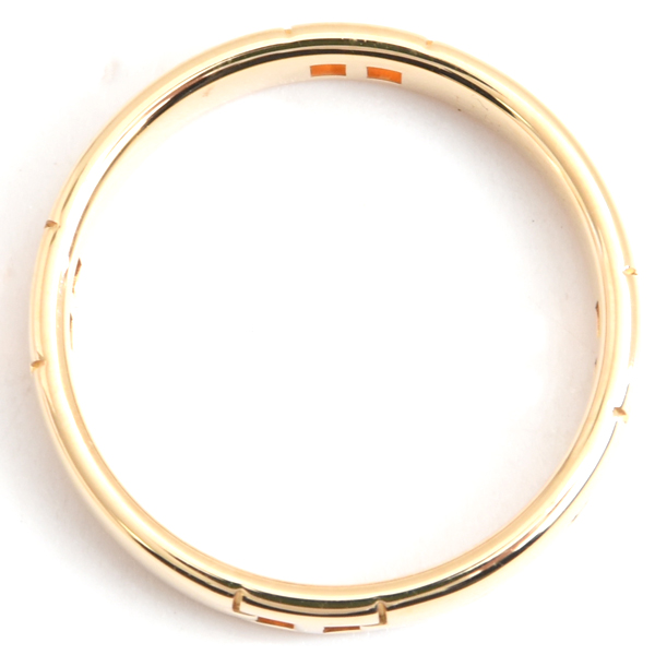 エルメス 指輪 レディース エヴァー ヘラクレス リング 54号 イエローゴールド HERMES 750YG 中古