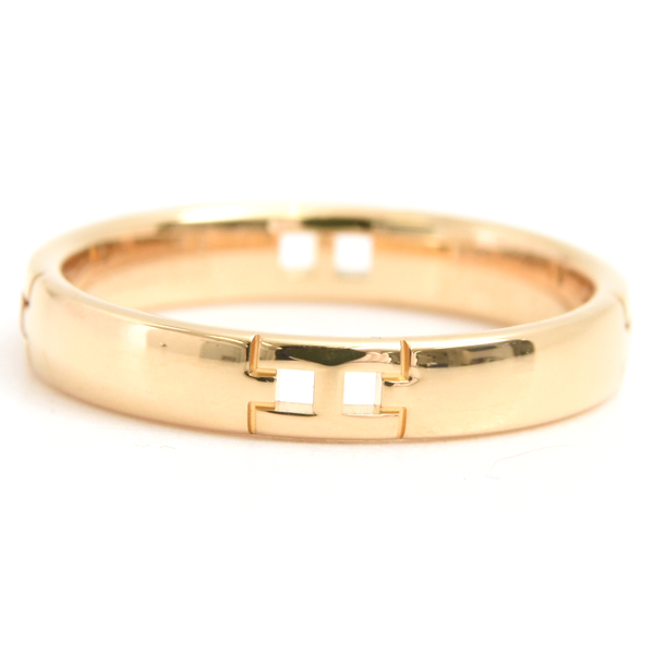 エルメス 指輪 レディース エヴァー ヘラクレス リング 54号 イエローゴールド HERMES 750YG 中古