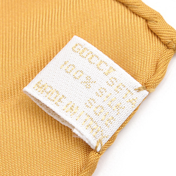 グッチ スカーフ レディース タッセルデザイン 大判 ショール シルク100% ブラック ゴールド GUCCI 中古