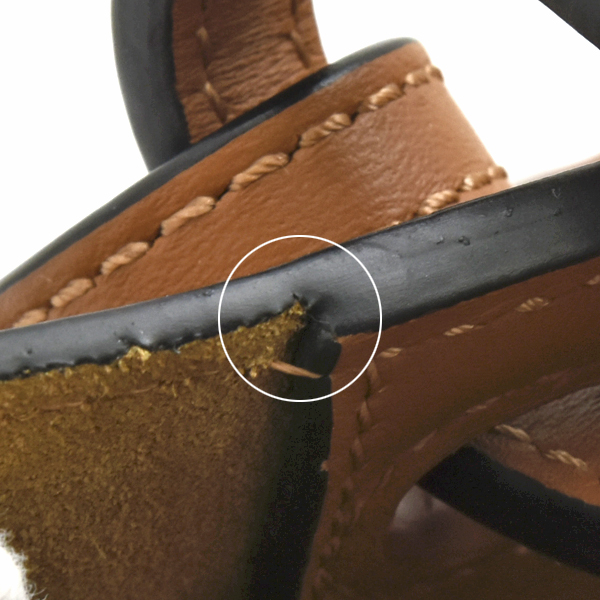 ロエベ バッグ レディース ダブルハンドル スクエア アナグラム ハンドバッグ トートバッグ カーフレザー タン LOEWE 中古