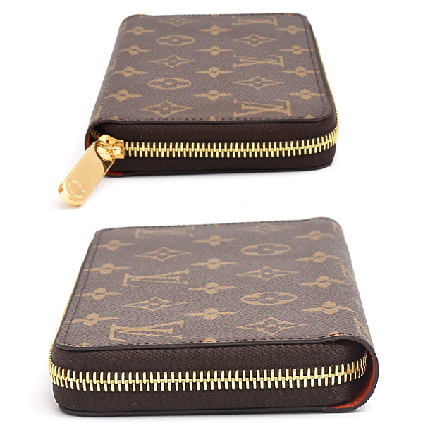 ルイヴィトン 財布 レディース モノグラム ジッピー・ウォレット 長財布 コクリコ レッド Louis Vuitton M41896 未使用展示品
