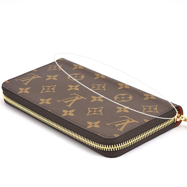 ルイヴィトン 財布 レディース モノグラム ジッピー・ウォレット 長財布 コクリコ レッド Louis Vuitton M41896 未使用展示品
