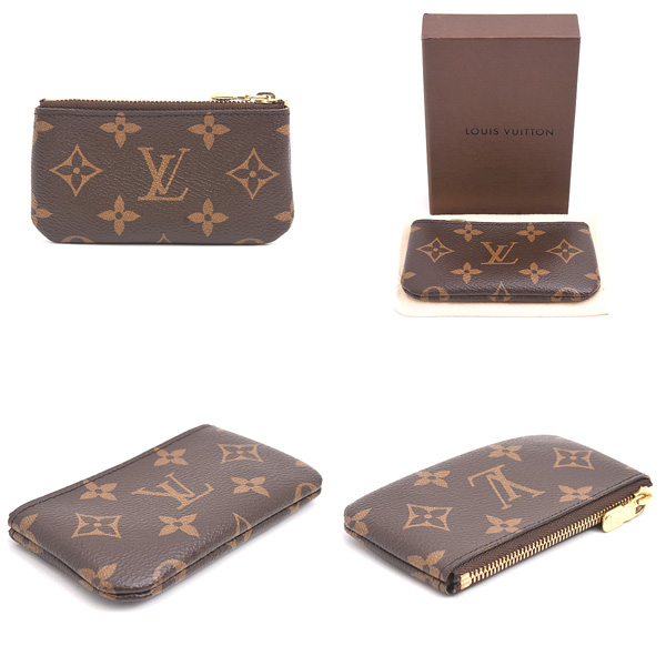 ルイヴィトン 財布 メンズ モノグラム カードキーケース ポシェット クレ コインケース キーフック付き Louis Vuitton M62650 中古