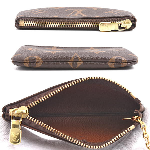 ルイヴィトン 財布 メンズ モノグラム カードキーケース ポシェット クレ コインケース キーフック付き Louis Vuitton M62650 中古