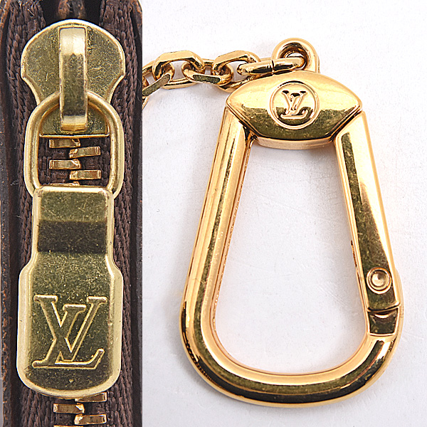 ルイヴィトン 財布 メンズ モノグラム カードキーケース ポシェット クレ コインケース キーフック付き Louis Vuitton M62650 中古