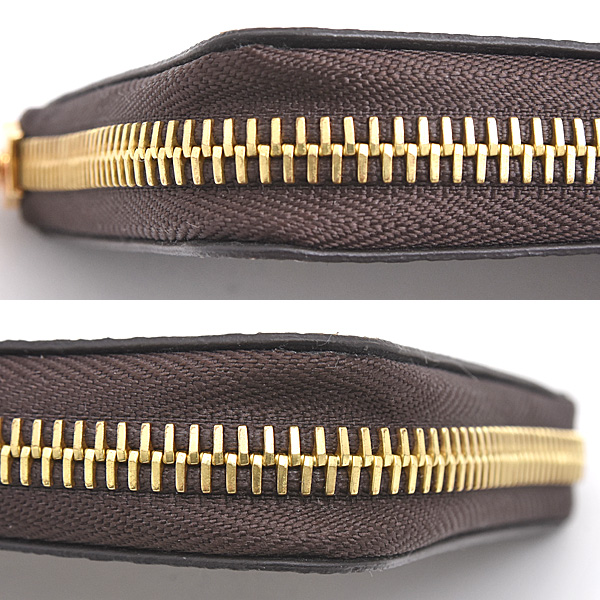 ルイヴィトン 財布 レディース モノグラム ポルトフォイユクレマンス フューシャ ワインレッド 長財布 Louis Vuitton M60742 中古