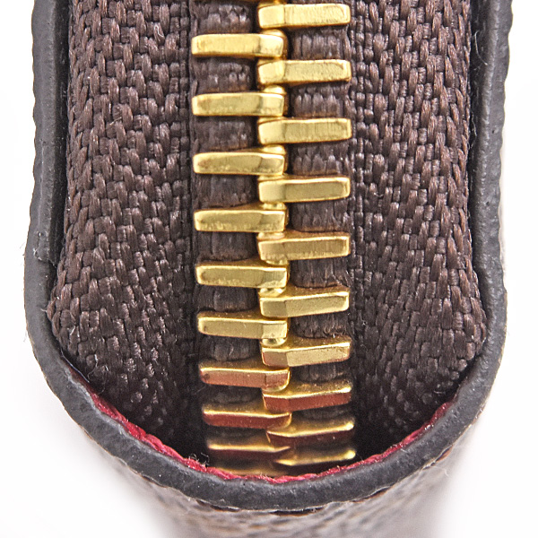 ルイヴィトン 財布 レディース モノグラム ポルトフォイユクレマンス フューシャ ワインレッド 長財布 Louis Vuitton M60742 中古