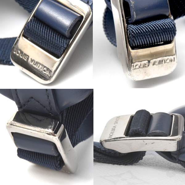 ルイヴィトン バッグ メンズ ディスカバリー バックパック モノグラムウォーターカラー リュックサック ホワイト ブルー M45760 Louis Vuitton 中古