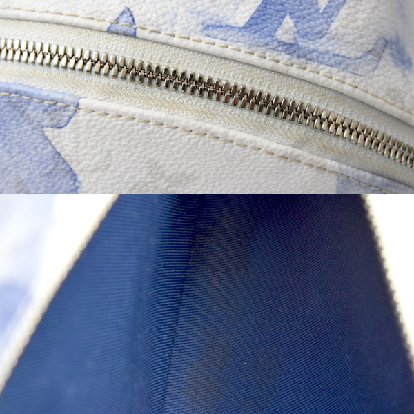 ルイヴィトン バッグ メンズ ディスカバリー バックパック モノグラムウォーターカラー リュックサック ホワイト ブルー M45760 Louis Vuitton 中古