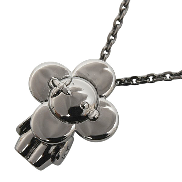 ルイヴィトン ネックレス メンズ レディース ペンダント ヴィヴィエンヌ ルテニウム Louis Vuitton M00831 未使用展示品