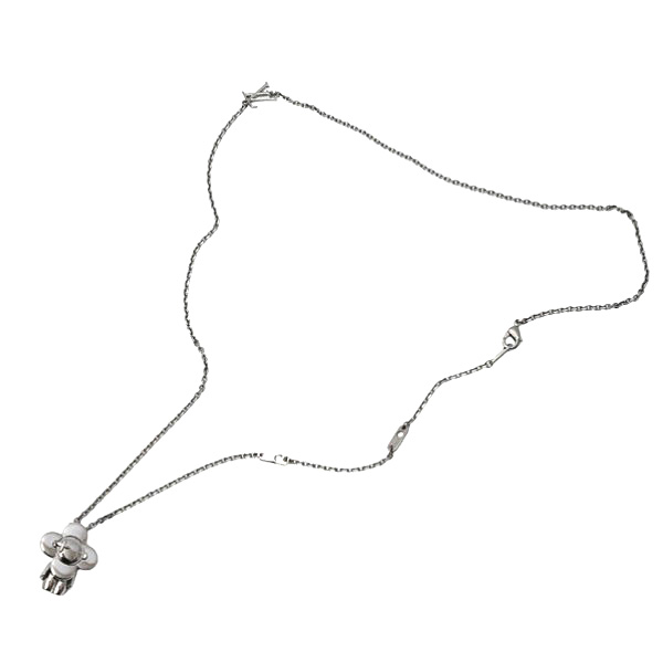 ルイヴィトン ネックレス メンズ レディース ペンダント ヴィヴィエンヌ ルテニウム Louis Vuitton M00831 未使用展示品