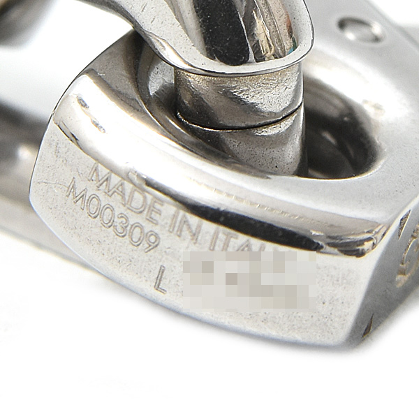 ルイヴィトン ブレス メンズ ブレスレット モノグラム チェーン Lサイズ シルバー色 Louis Vuitton M00309 未使用展示品