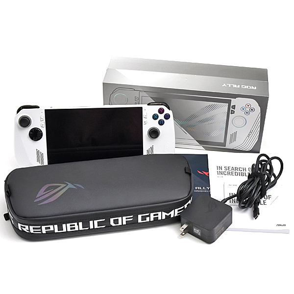 ASUS ROG Ally ゲーム機 ポータブルゲーム機 ゲーミングPC ポータブルゲーミングPC ホワイト RC71L-Z1E512 エイスース アールオージー エイライ