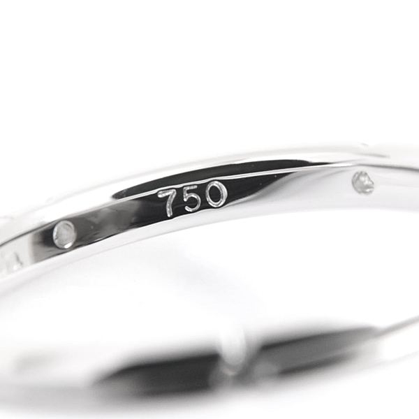 ティファニー 指輪 レディース ストリーメリカ 5P ダイヤ リング 実測サイズ11.5号程度 ホワイトゴールド TIFFANY 750WG K18WG 中古