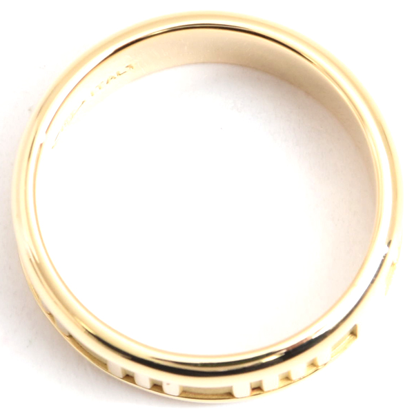 ティファニー 指輪 メンズ アトラス リング 18.5号 イエローゴールド TIFFANY 750YG 中古