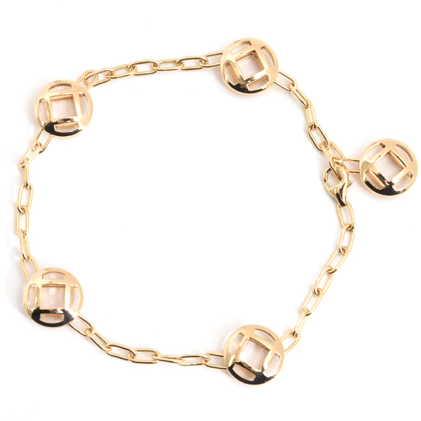 カルティエ ブレス レディース パシャグリッド ブレスレット イエローゴールド Cartier 750YG 中古