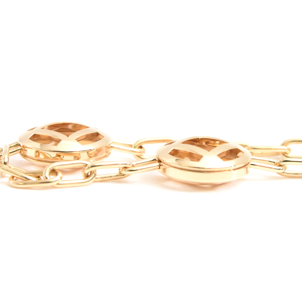 カルティエ ブレス レディース パシャグリッド ブレスレット イエローゴールド Cartier 750YG 中古
