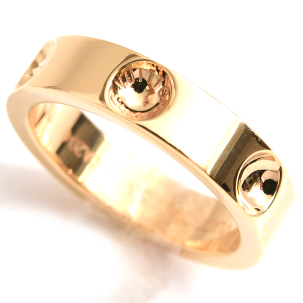 ルイヴィトン 指輪 レディース プティットバーグ アンプラント リング 53号 イエローゴールド Louis Vuitton 750YG 中古