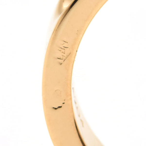 ルイヴィトン 指輪 レディース プティットバーグ アンプラント リング 53号 イエローゴールド Louis Vuitton 750YG 中古