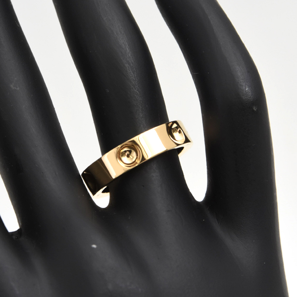 ルイヴィトン 指輪 レディース プティットバーグ アンプラント リング 53号 イエローゴールド Louis Vuitton 750YG 中古