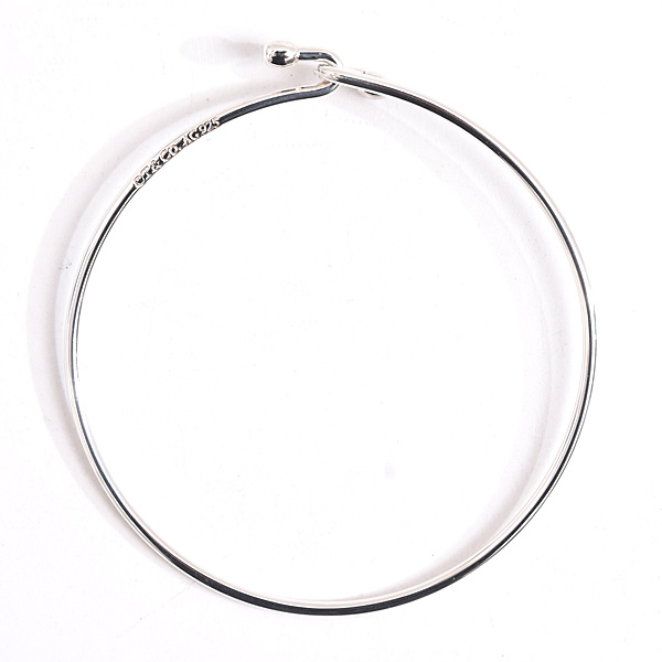 ティファニー ブレスレット レディース ダブルフック バングル スターリングシルバー TIFFANY Ag925 SV925 中古