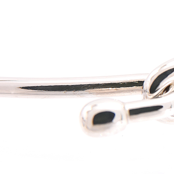 ティファニー ブレスレット レディース ダブルフック バングル スターリングシルバー TIFFANY Ag925 SV925 中古