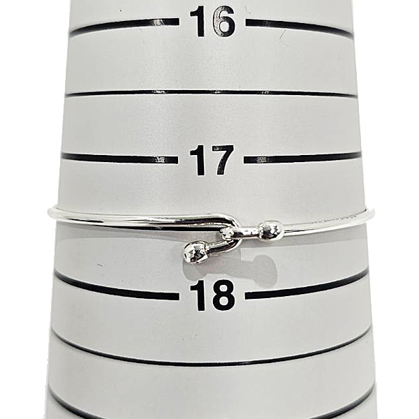ティファニー ブレスレット レディース ダブルフック バングル スターリングシルバー TIFFANY Ag925 SV925 中古