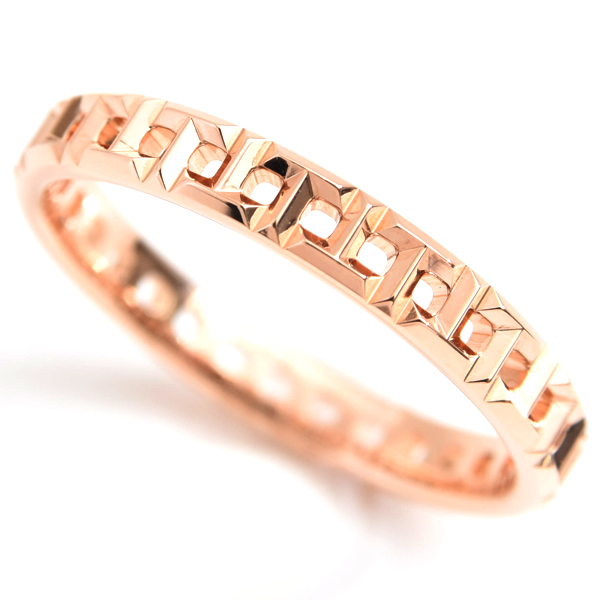 ティファニー 指輪 メンズ Tトゥルー ナロー リング 22.5号 ピンクゴールド TIFFANY 750PG 中古