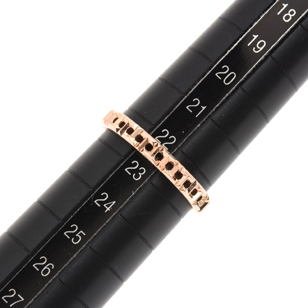 ティファニー 指輪 メンズ Tトゥルー ナロー リング 22.5号 ピンクゴールド TIFFANY 750PG 中古