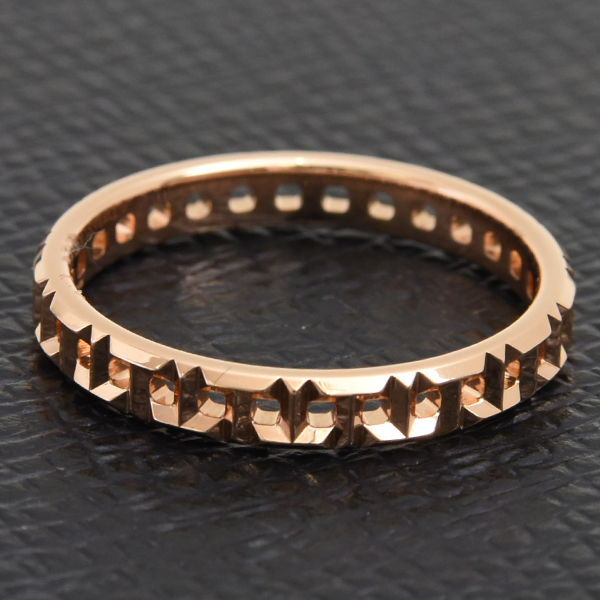 ティファニー 指輪 メンズ Tトゥルー ナロー リング 22.5号 ピンクゴールド TIFFANY 750PG 中古