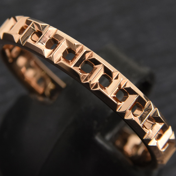 ティファニー 指輪 メンズ Tトゥルー ナロー リング 22.5号 ピンクゴールド TIFFANY 750PG 中古