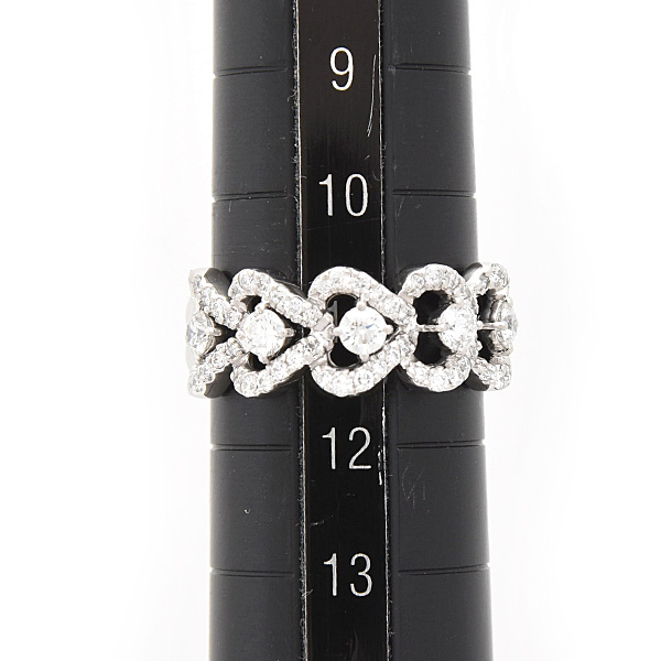 モニッケンダム 指輪 レディース ロイヤルハーツ ダイヤ リング D0.72ct 11号 プラチナ MONNICKENDAM PT900 中古