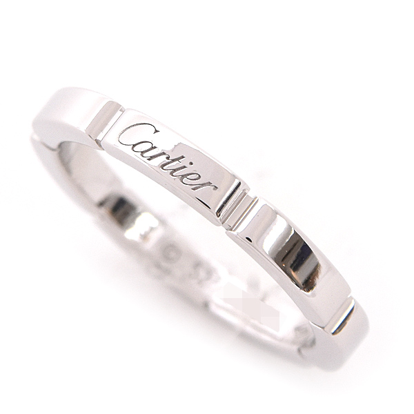 カルティエ 指輪 レディース マイヨンパンテールリング 52号 実寸12号 ホワイトゴールド 750WG Cartier 中古