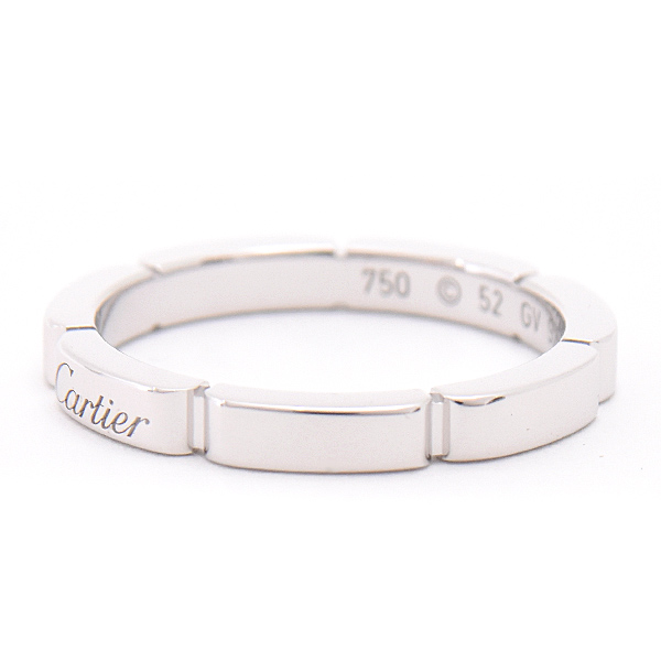 カルティエ 指輪 レディース マイヨンパンテールリング 52号 実寸12号 ホワイトゴールド 750WG Cartier 中古