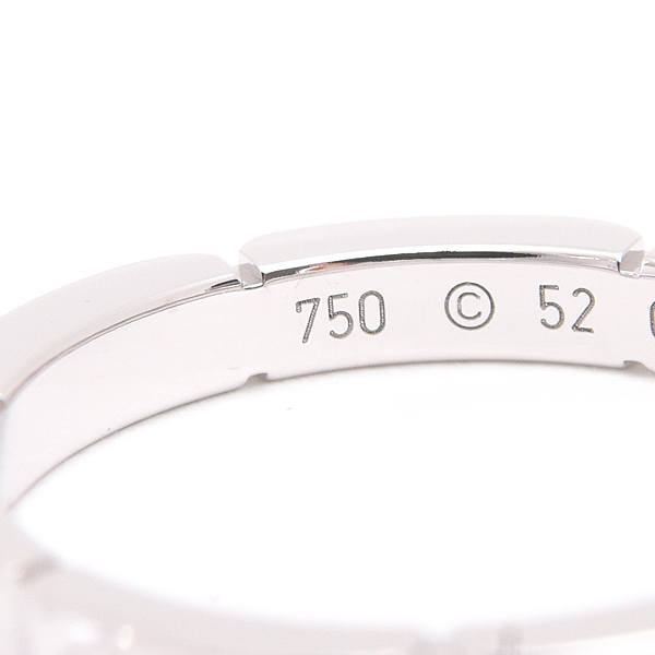 カルティエ 指輪 レディース マイヨンパンテールリング 52号 実寸12号 ホワイトゴールド 750WG Cartier 中古
