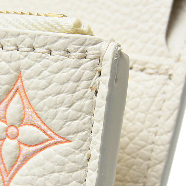 ルイヴィトン 財布 レディース ポルトフォイユ ヴィクトリーヌ 三つ折り モノグラム ミルキーホワイト Louis Vuitton M28299 中古