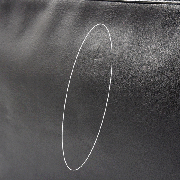 プラダ バッグ メンズ メッセンジャーバック ショルダーバッグ カーフ ブラック PRADA 2VD768 中古