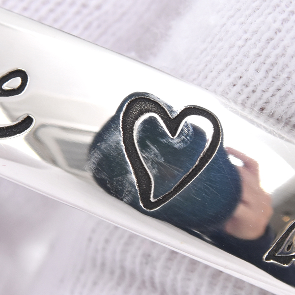 グッチ ブレス レディース ブラインド フォーラブ バングル ブレス シルバー GUCCI SV925 中古