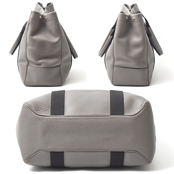 マルベリー バッグ レディース メンズ トートバッグ レザー グレー Mulberry 中古