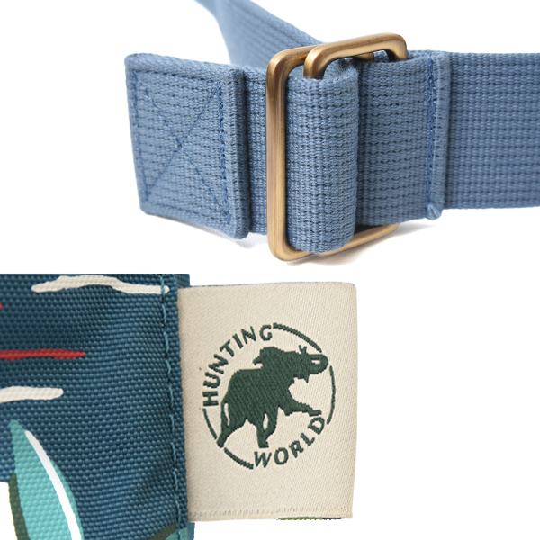 ハンティングワールド バッグ ユニセックス ボルネオ リバーシブル ショルダーバッグ キャンバス×ナイロン HUNTING WORLD 中古