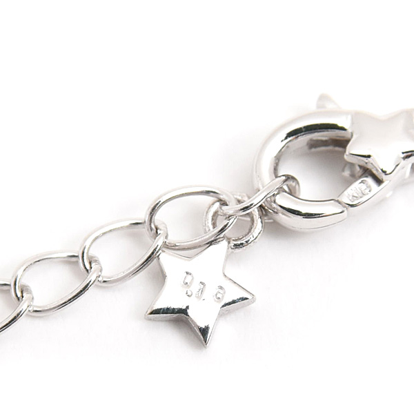 スタージュエリー 指輪 レディース クロス ダイヤ ペンダント D0.16ct ホワイトゴールド K18WG STAR JEWELRY 中古