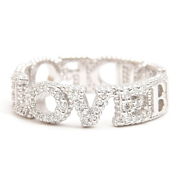 グッチ 指輪 レディース ブラインドフォーラブ ダイヤ リング 10号 実寸9.5号 ホワイトゴールド 750WG GUCCI 中古