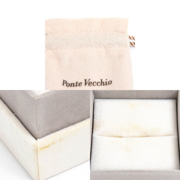 ポンテヴェキオ 指輪 レディース ハート ロードライトガーネット ダイヤ リング 10号 G6.26ct D0.38ct ピンクゴールド K18PG Ponte Vecchio 中古